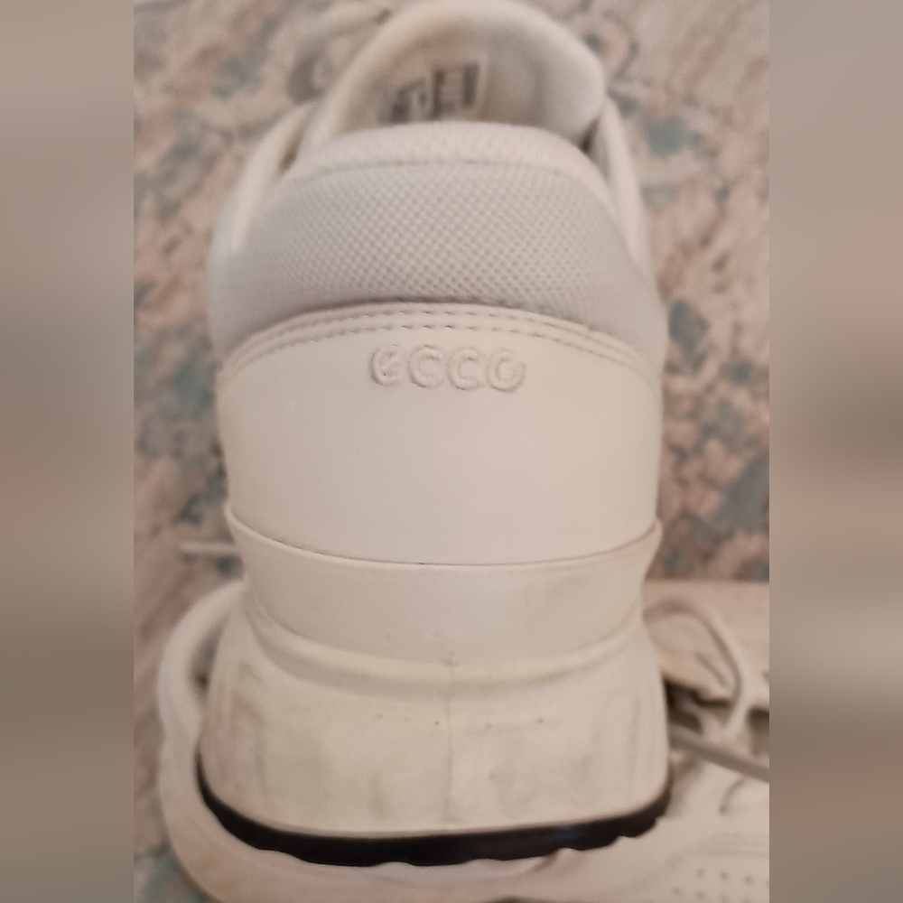 ECCO ExosStride Offwhite leather Athletic Shoes Women's Size 39 - Picture 4 of 12
